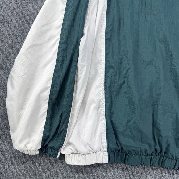 Vintage 90s Nike Center Swoosh Spell Out Quarter Zip Pull Over Windbreaker Sz L - Picture 7 of 13